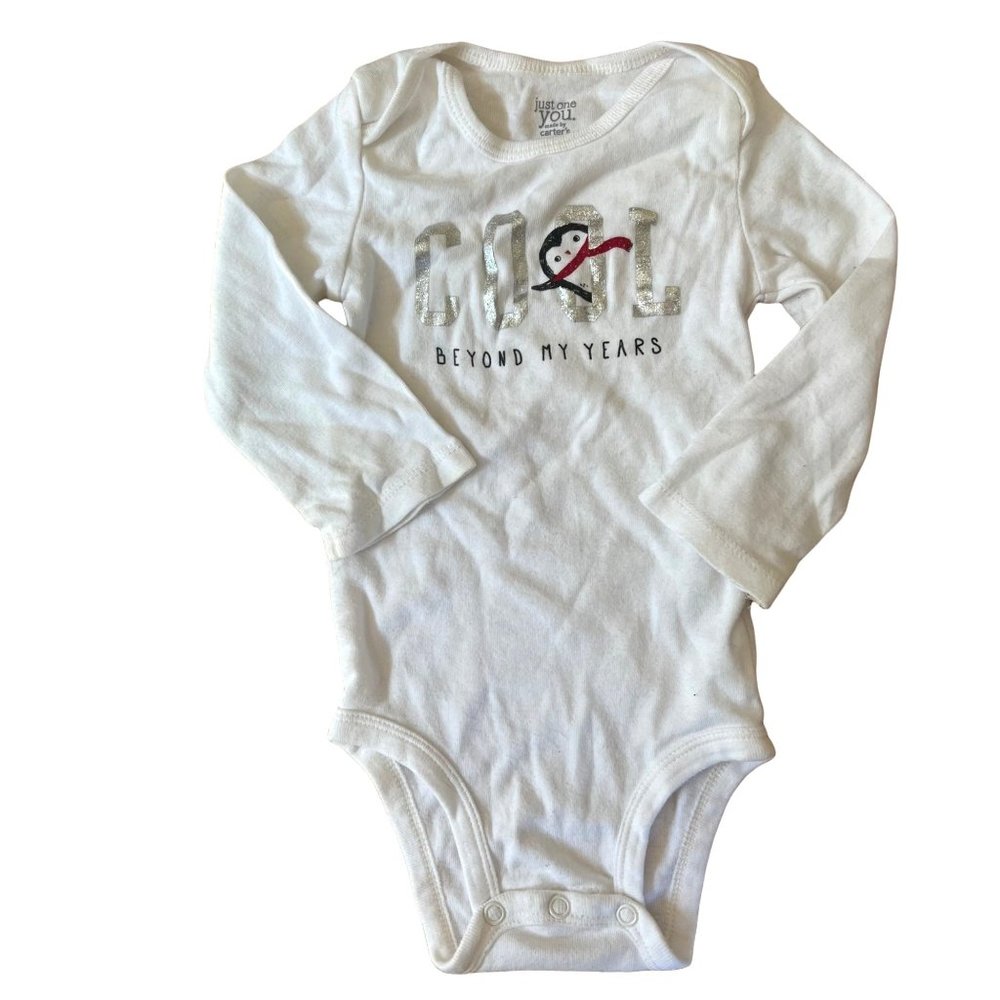 Cool Beyond My Years Penguin 9M One Piece Bodysuit Carter's Just One You